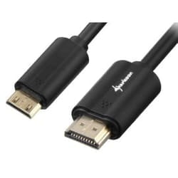 Sharkoon 3m, HDMI/Mini HDMI HDMI cable HDMI Type A (Standard) HDMI Type C (Mini) Black