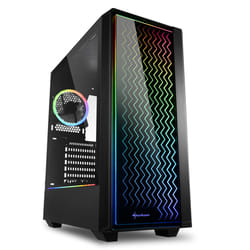 Sharkoon RGB LIT 200 Midi Tower Black