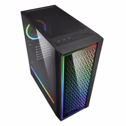 Sharkoon RGB LIT 200 Midi Tower Black - Additional view 4
