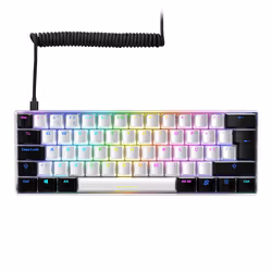 Sharkoon SGK50 S4 keyboard Gaming RF Wireless + USB QWERTY Portuguese White