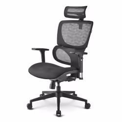 Sharkoon OfficePal C30, Nest seat, Mesh backrest, Black, Black, Fabric, Mesh