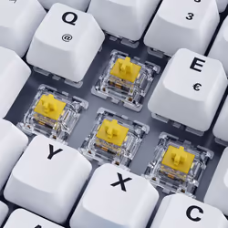 Sharkoon SKILLER SGK50 S3 PBT keyboard Gaming USB QWERTZ German White - Additional view 3