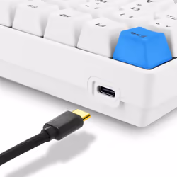 Sharkoon SKILLER SGK50 S3 PBT keyboard Gaming USB QWERTZ German White - Additional view 7