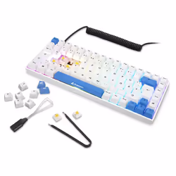 Sharkoon SKILLER SGK50 S3 PBT keyboard Gaming USB QWERTZ German White - Additional view 8