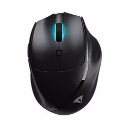 Sharkoon OfficePal M25W, Right-hand, Optical, RF Wireless + USB Type-C, 4000 DPI, Black