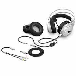 Sharkoon Skiller SGH50 Headset Wired Head-band Gaming Black, White - Additional view 6