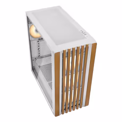Sharkoon REBEL C70G RGB Full Tower White, Wood - Additional view 3