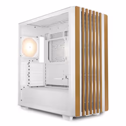Sharkoon REBEL C70G RGB Full Tower White, Wood - Additional view 4