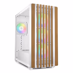 Sharkoon REBEL C70G RGB Full Tower White, Wood - Additional view 5