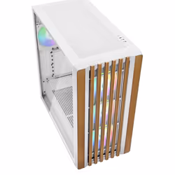 Sharkoon REBEL C70G RGB Full Tower White, Wood - Additional view 7