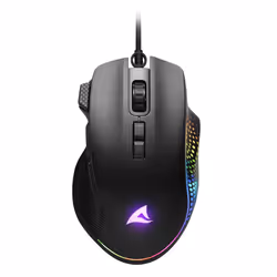 Sharkoon SHARK Force 3, Right-hand, Optical, USB Type-A, 12800 DPI, 7000 fps, Black