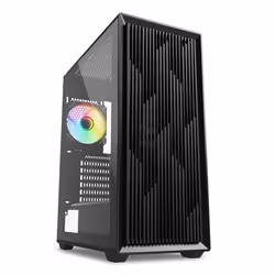 Sharkoon VK2, Full Tower, PC, Black, ATX, micro ATX, Mini-ATX, 16 cm, 37.5 cm