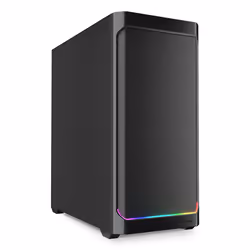 Sharkoon AK4 RGB STRIP, Midi Tower, PC, Black, ATX, micro ATX, Mini-ITX, Metal, Multi