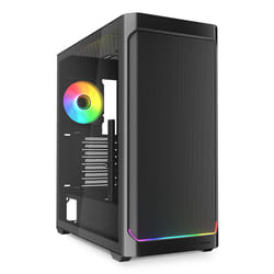 Sharkoon AK4W RGB Strip Midi Tower Black