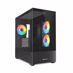 Sharkoon MK6 RGB, Midi Tower, PC, White, micro ATX, Mini-ITX, Gaming, Multi