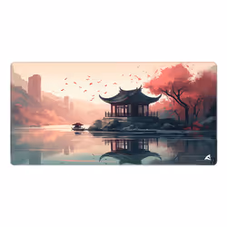 Sharkoon SKILLER SGP40 D7, Multicolour, Image, Rubber, Textile, Non-slip base, Gaming mouse pad