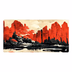 Sharkoon SKILLER SGP40 D11, Multicolour, Image, Rubber, Textile, Non-slip base, Gaming mouse pad