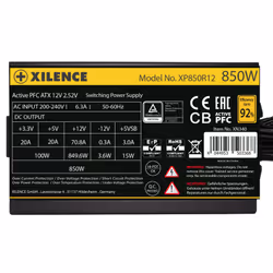 Xilence Performance A+ XN340 | XP850R12 power supply unit 850 W 20+4 pin ATX ATX Black - Additional view 4