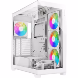 Xilence XG271, Midi Tower, PC, White, ATX, micro ATX, Mini-ITX, SPCC, Gaming