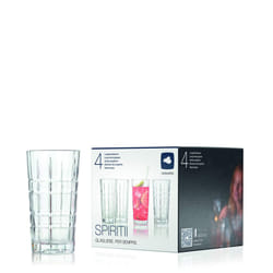 LEONARDO Spiritii Highball Cocktail Glass  Set of 8  13.5 Ounce