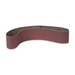 RB377YX - 100 X 1220MM Heavy and Semi-flexible Aluminium Oxide Abrasive Cloth Belt - P80.