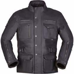 Modeka Matlock Motorcycle Waxed Jacket, black, Size XL for Men - Additional view 4