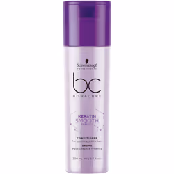 Schwarzkopf BC Bonacure Keratin Smooth Perfect, Women, Professional hair conditioner, Curly hair, Thick hair, Unruly hair, Al ...