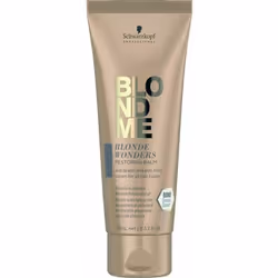 Schwarzkopf BLONDME Blonde Wonders, Hair balm, Colored hair, 75 ml, Nourishing, Repair, Smoothing, Softening, Tube, Aqua (Wat ...