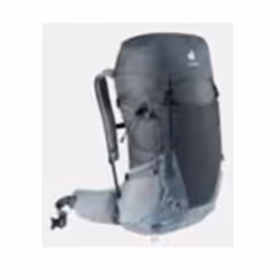 Deuter Futura, Top, Mountaineering, Hiking, Grey, Unisex, Polyamide, Side pocket