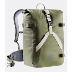 Deuter Amager 25+5, Top, Back padding, Cycling, Khaki, Polyamide, Thermoplastic polyurethane (TPU), 420 D