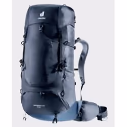Deuter Aircontact Lite 50 + 10, Internal frame, Top, Hiking, Black, Unisex, Polyamide, Polyester
