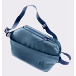 Deuter Passway 2, Unisex, Shoulder bag, Zipper, Side pocket, Blue, Monochromatic