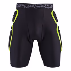 Oneal Trail Protector Shorts, black-yellow, Size XL for Men