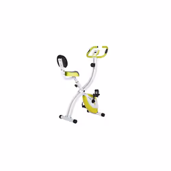 Ultrasport F-Bike Home Trainer 200B with Hand Pulse Sensors, with Backrest, Foldable, Green