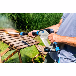 GLORIA MultiJet 18V pressure washer Compact Battery 240 l/h Black, Blue, White