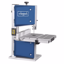 Scheppach HBS30, Vertical band saw, 0 - 45°, Aluminium, Blue, Grey, Steel, Aluminium, 8 cm
