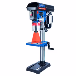 Scheppach DP19Vario, Keyless, Black, Blue, Red, 1.6 cm, 2580 RPM, 1 mm, 440 RPM