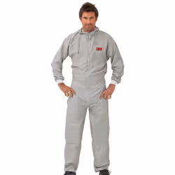 3M Reusable Paintshop Coverall, Grey, L, 50425