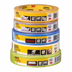 Scotch Super masking tape 24ÃÂ mm x 50ÃÂ mÃÂ Ã¢â¬âÃÂ Expert Added quality, blue, Pt209024 - Additional view 4
