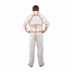 4565 Hooded White Coveralls - CE Type 4/5/6 (2XL)