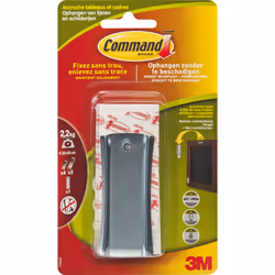 Command 17047C, Utility hook, Metallic, Metal, 2.2 kg, 1 pc(s), 99 mm