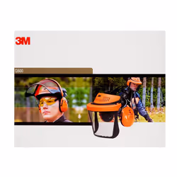 3M Headgear Combination, Forestry, Orange, G500V5CH510-OR - Additional view 5