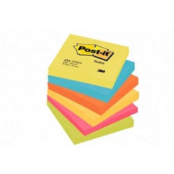 Post-It Notes 76 mm x 76 mm Energetic Colours (Pack 6) - 7100296019