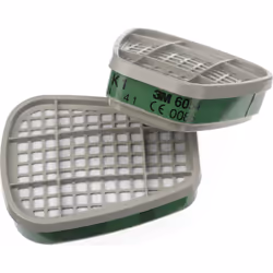 6054-K1 Gas and Vapour Cartridges/Filters, Pack of 2