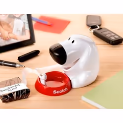 Scotch C31 tape dispenser Black, Red, White - Additional view 8