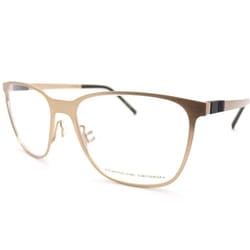 PORSCHE DESIGN Glasses Frame 55mm Satin Gold/ Black Spectacles P8275 B