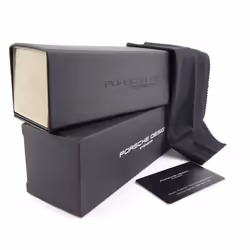 PORSCHE DESIGN Glasses Frame 55mm Satin Gold/ Black Spectacles P8275 B