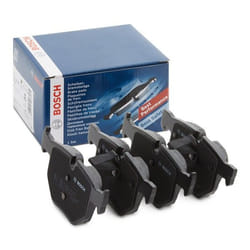 BOSCH 0 986 424 882 Brake pad set Low-Metallic with anti-squeak plate, with mounting manual BMW: 5 Touring, 5 Saloon, 6 Coupe