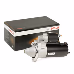 Starter motor; BOSCH; 12 1,8 9 30,50 rechts 82,5; for AUDI, VOLKSWAGEN, VW, SKODA; 068911023P, 068911023R, 068911023S, 068911 ...