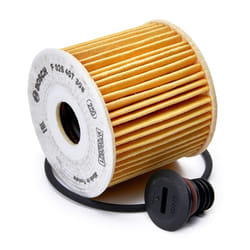 BOSCH F 026 407 308 Oil filter with an oil drain plug, with gaskets/seals Filter Insert HYUNDAI: i40 Estate, Tucson, i30 III Hatchback